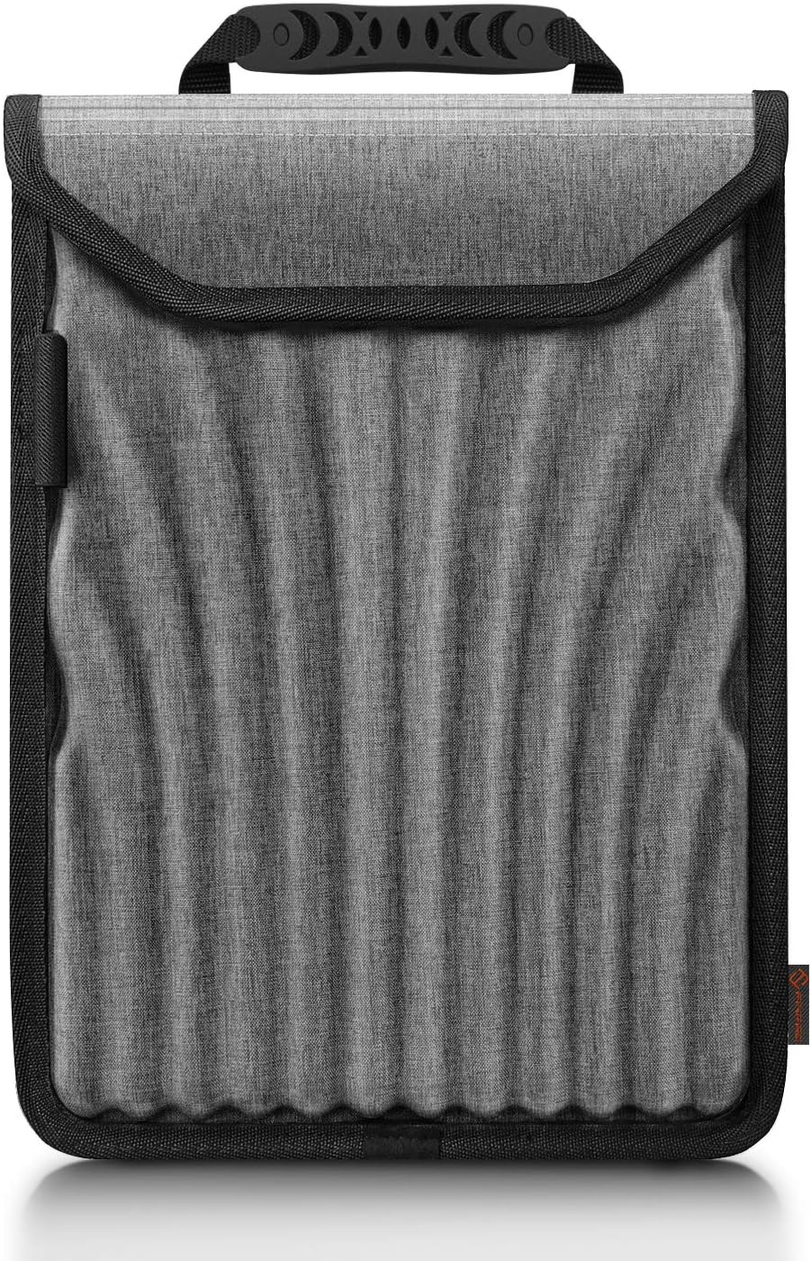 FINPAC 13 inch Laptop Sleeve Case for 13.3-Inch MacBook Air A2179 A1932, MacBook Pro 13.3" (2016-2020), Surface Pro X/7/6/5 - EVA Hard Shell Shockproof Notebook Protective Carrying Bag (Gray)