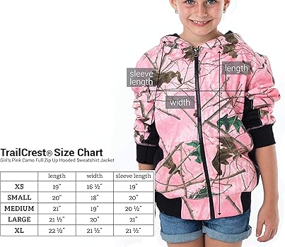 girls pink camo hoodie