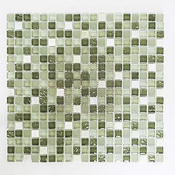 Mosaik Fliesen Grun Mix