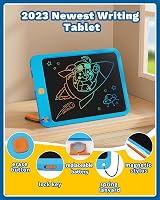 TEKFUN 10inch LCD Writing Tablet Colorful Doodle Board Blue Kids Toy view 2