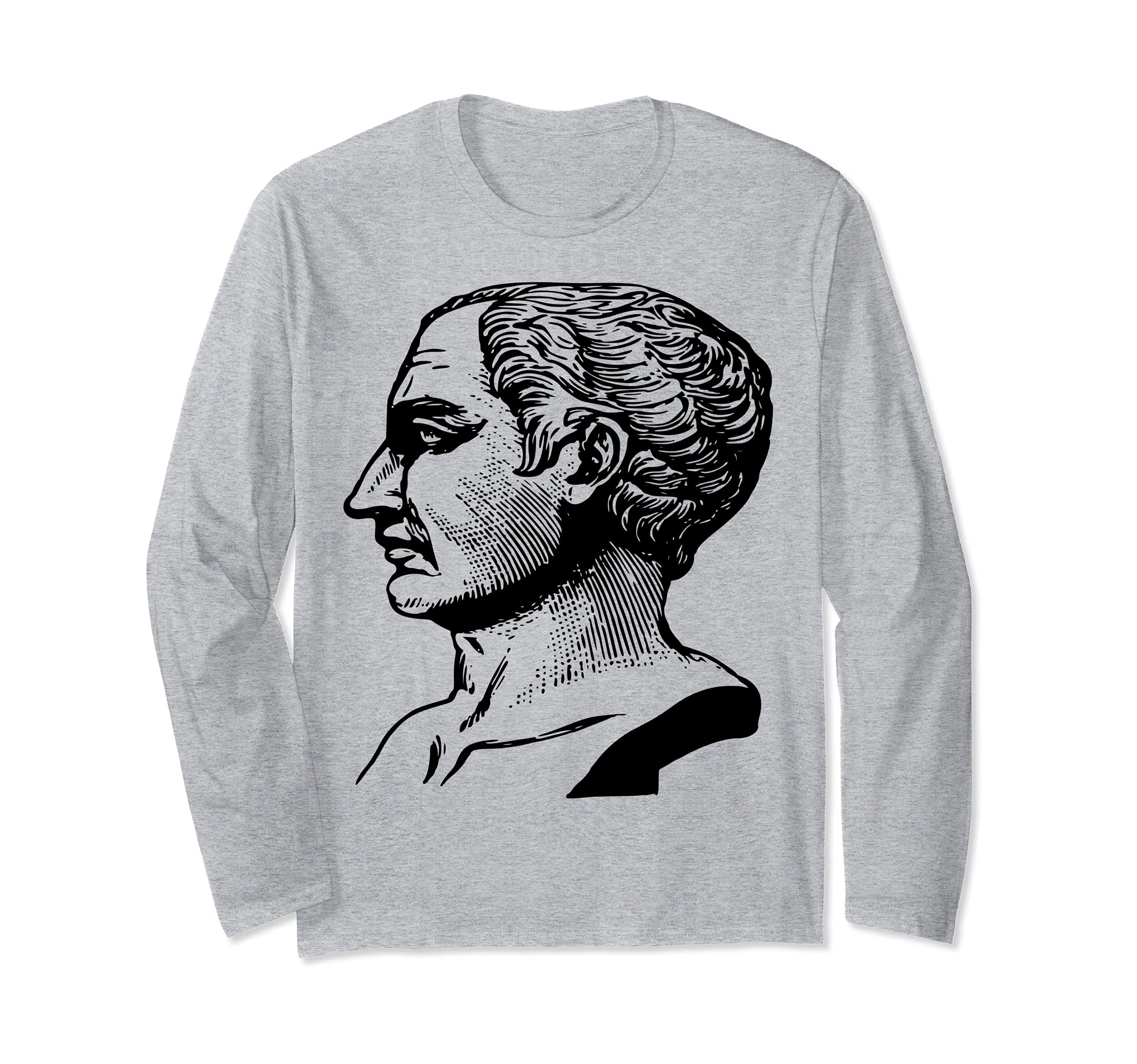 Caesar Bust Long Sleeve T-Shirt