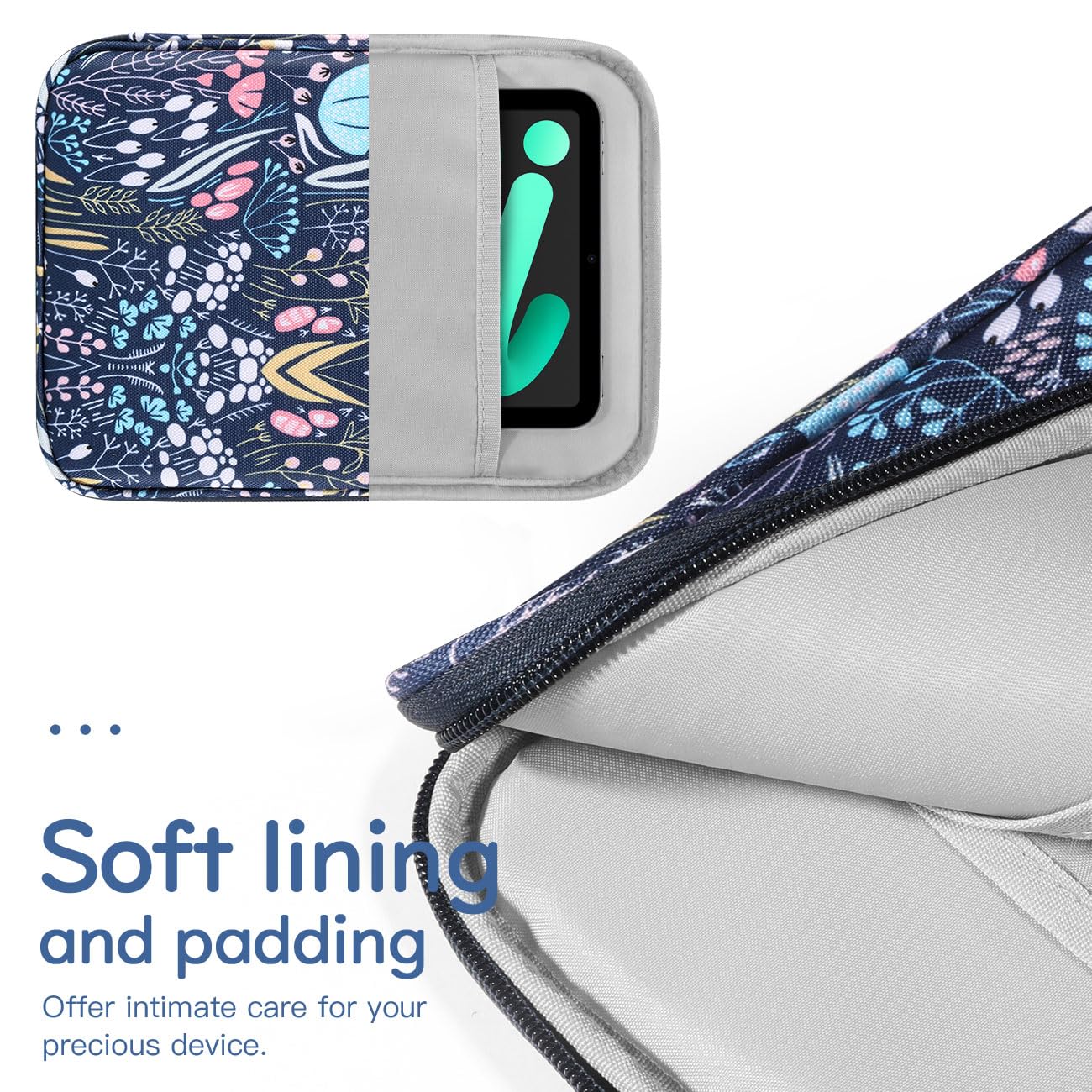 Dadanism 8-9 Inch Tablet Sleeve Bag Carrying Case for iPad mini 7th/6th 8.3