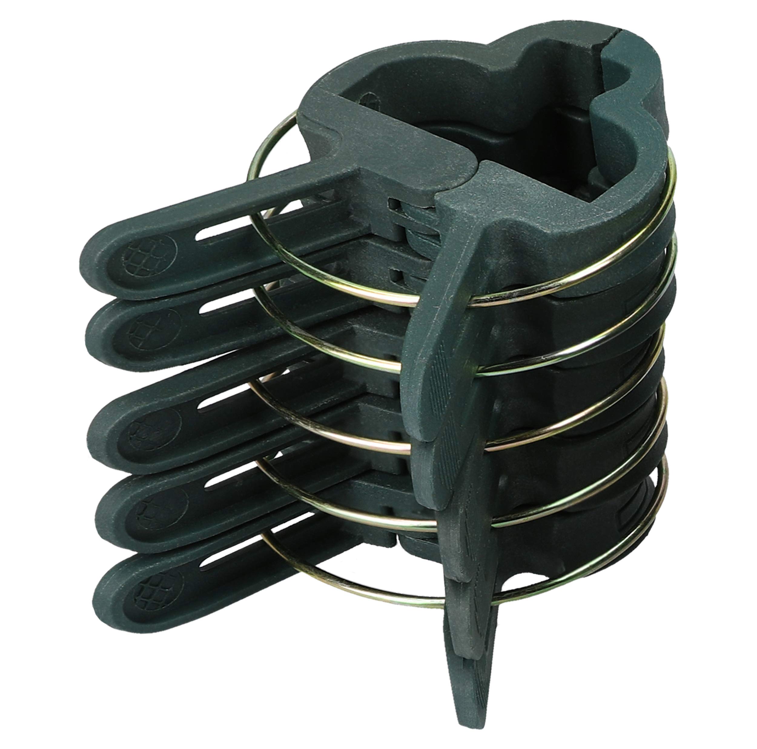 mumbi 300 x Plant Clips Plant Holder Plant Ties in Large Garden Green