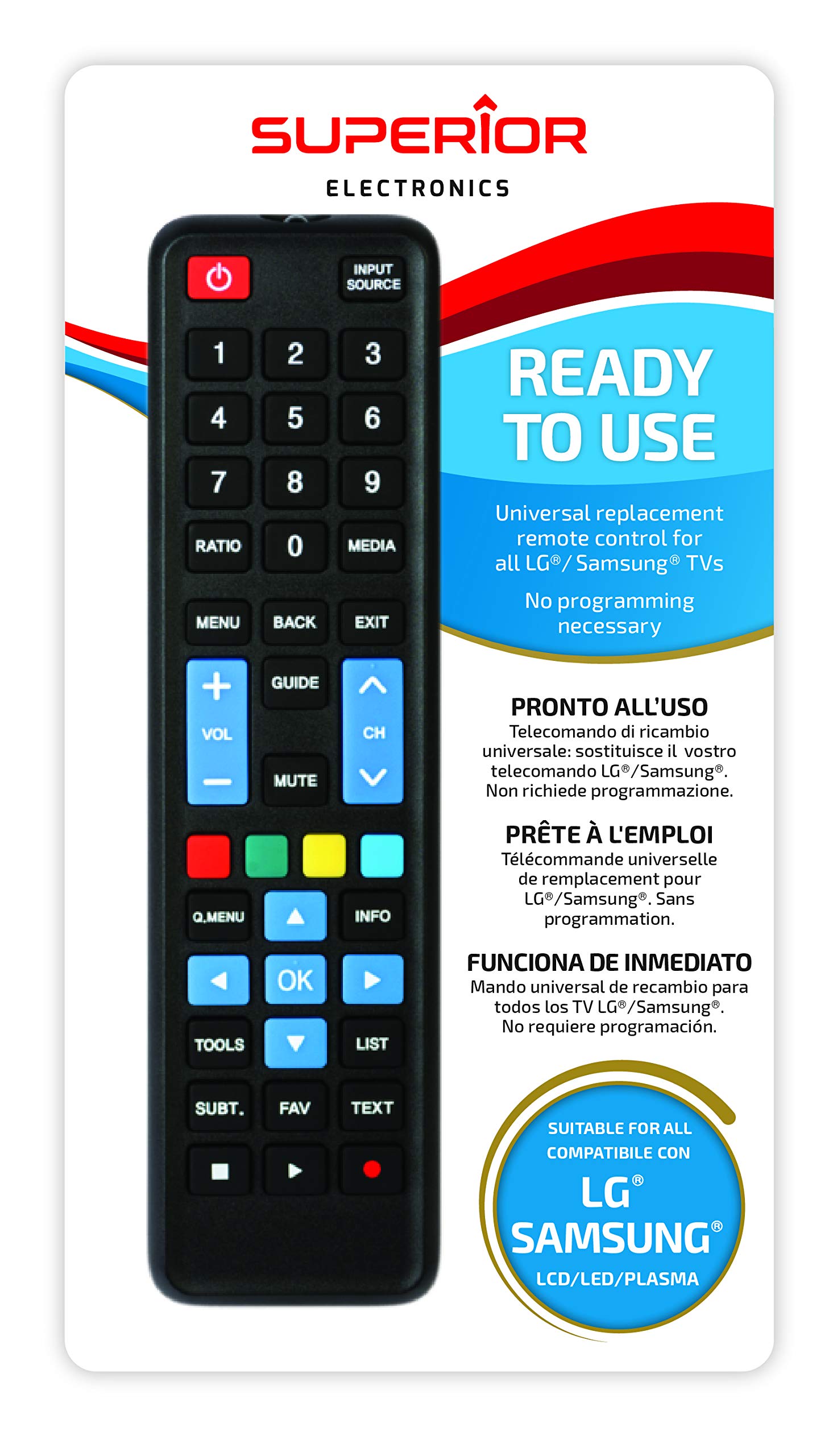 Superior Universal LG/Samsung 1 Universal Remote Control