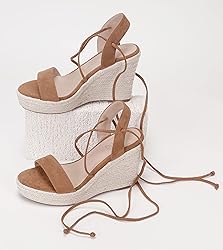 SUMOJIU Women's Wedge Platform Espadrille Open Toe