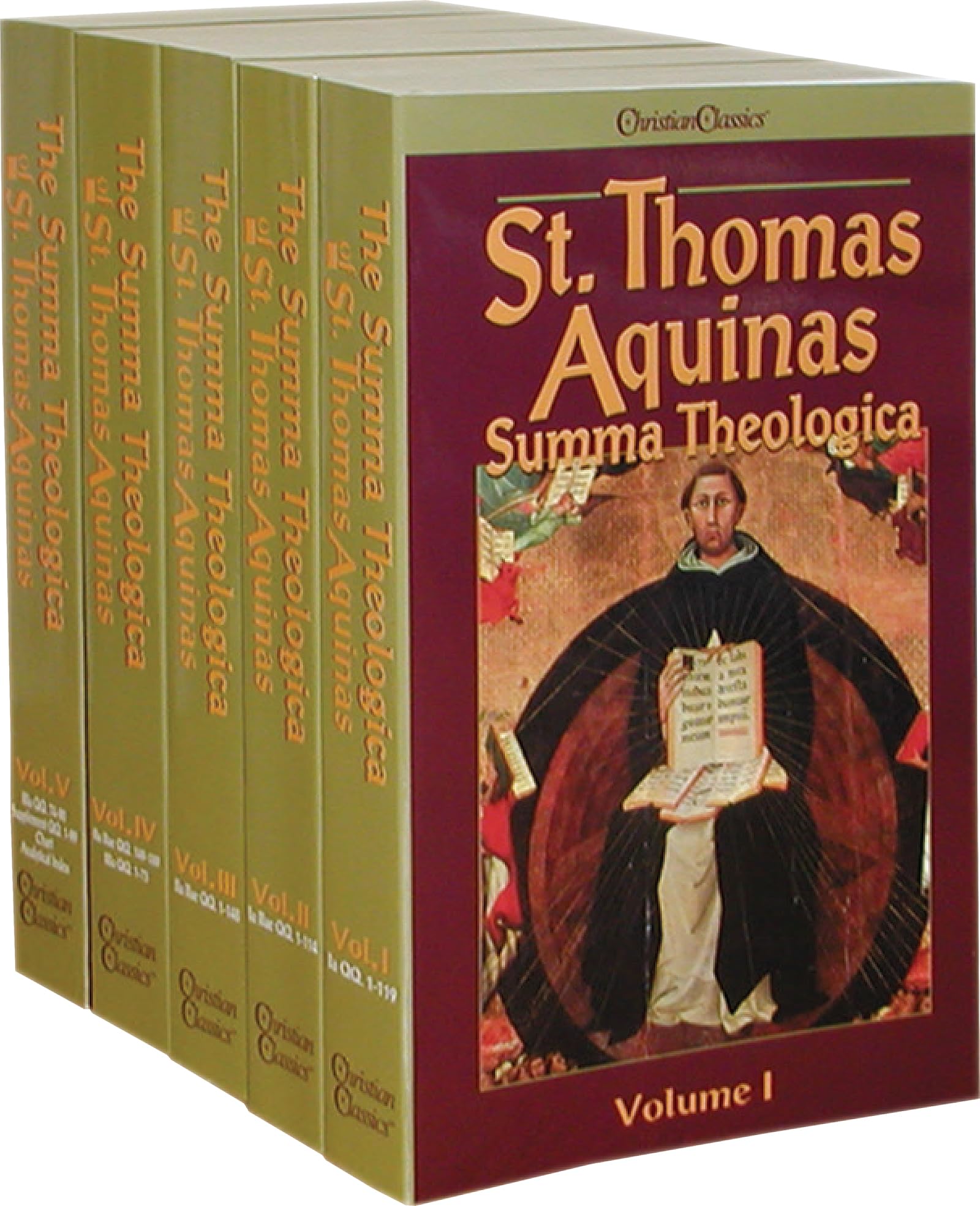 St. Thomas Aquinas Summa Theologica (5 volume set) St. Thomas Aquinas Summa Theologica (5 volume set) Paperback Hardcover