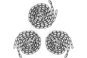 GoldSwift 3 Pack 5 Feet Black Color Chandelier Chain, Heavy Duty Light Fixture Chain for Hanging Pendant Lamp Ceiling Light