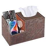 PU Leather Square Tissue Box Cover