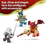 LEGO NINJAGO Zilvar and Grimtak Dragon Beast 71863 Kai Nya Minifigures view 6