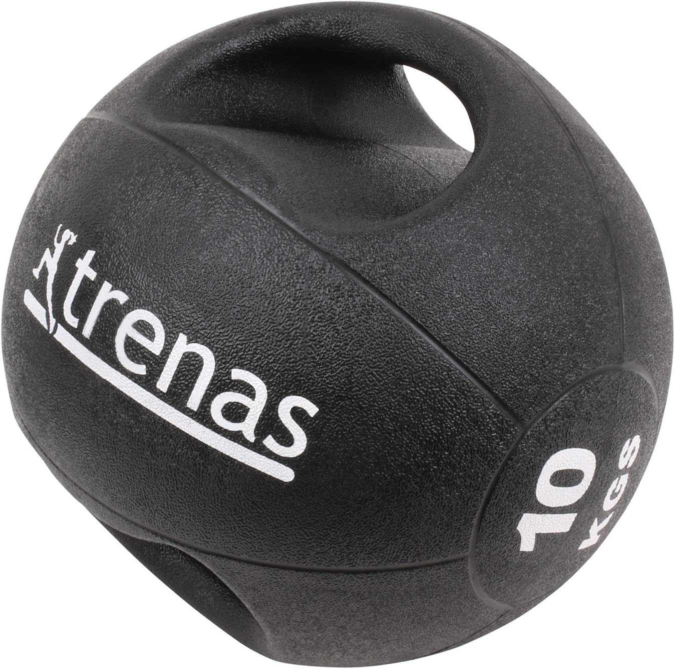 TRENAS Professional Double Handle Medicine Ball PRO - 3 kg - 4 kg - 5 kg - 6 kg - 7 kg - 8 kg - 9 kg - 10 kg