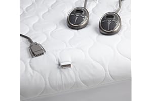 Sunbeam MA7273-030-000 Heated Electric Waterproof Mattress Pad, Queen