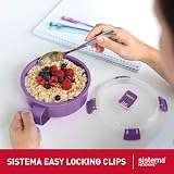 Sistema Microwave Containers Set 3 Porridge Soup Noodle BPA-Free NZ Made view 2