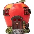 Apple Fairy House Solar Powered Outdoor Decor LED Garden Light ...