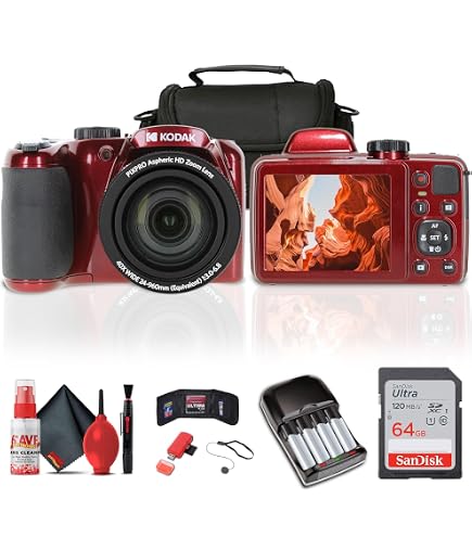 Amazon.com : Kodak Pixpro AZ405 Digital Camera (AZ405WH) Bundle