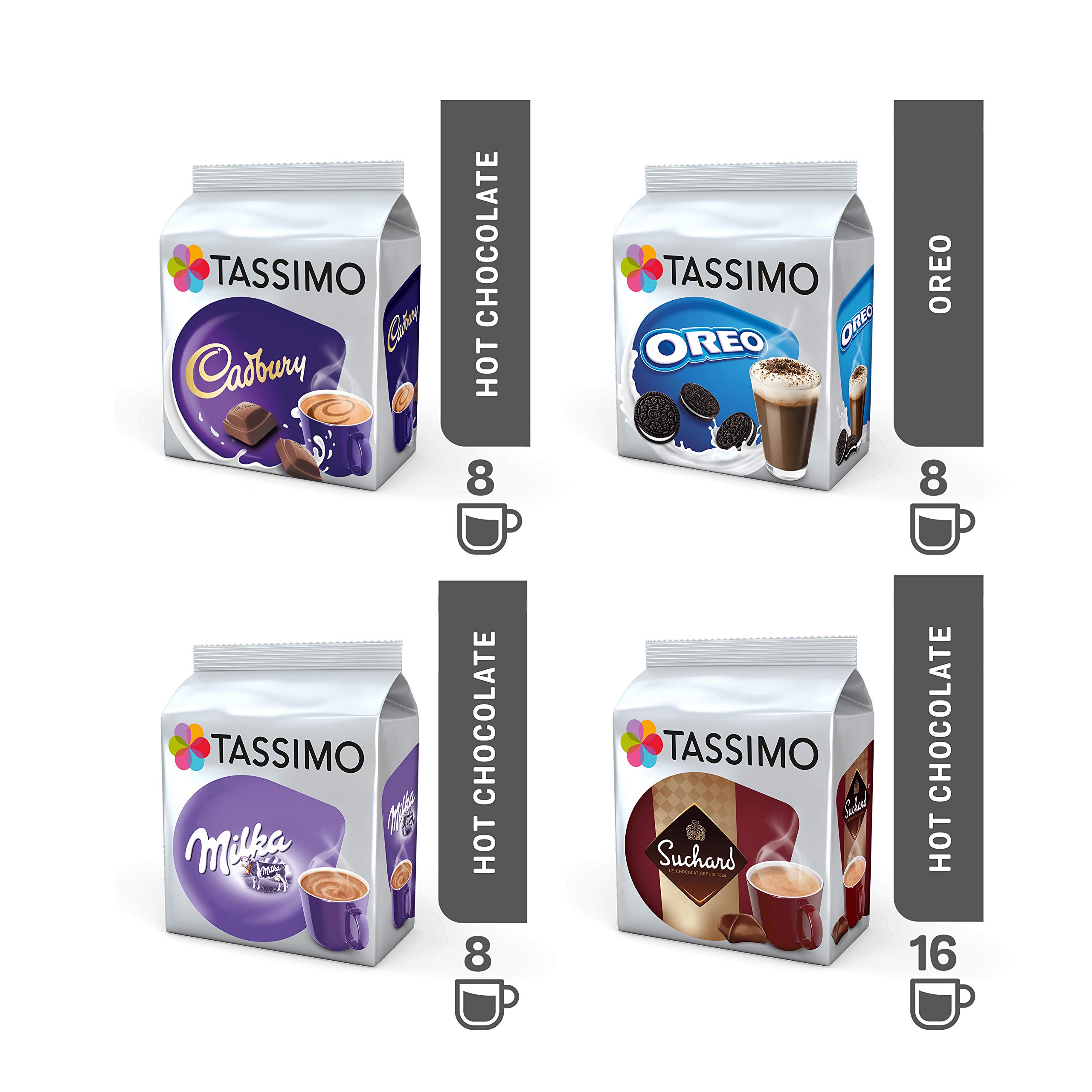 Tassimo Choco Variety Bundle- Cadbury 