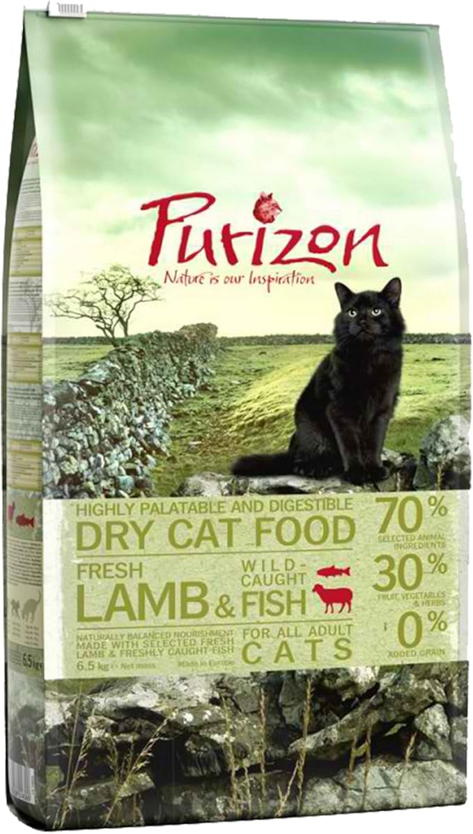 Purizon Premium Adult Dry Cat Food Lamb & Fish(6.5kg) Amazon.co.uk