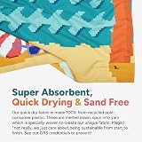 Dock & Bay Beach Towel Quick Dry Sand Free 130x70cm Medium view 3
