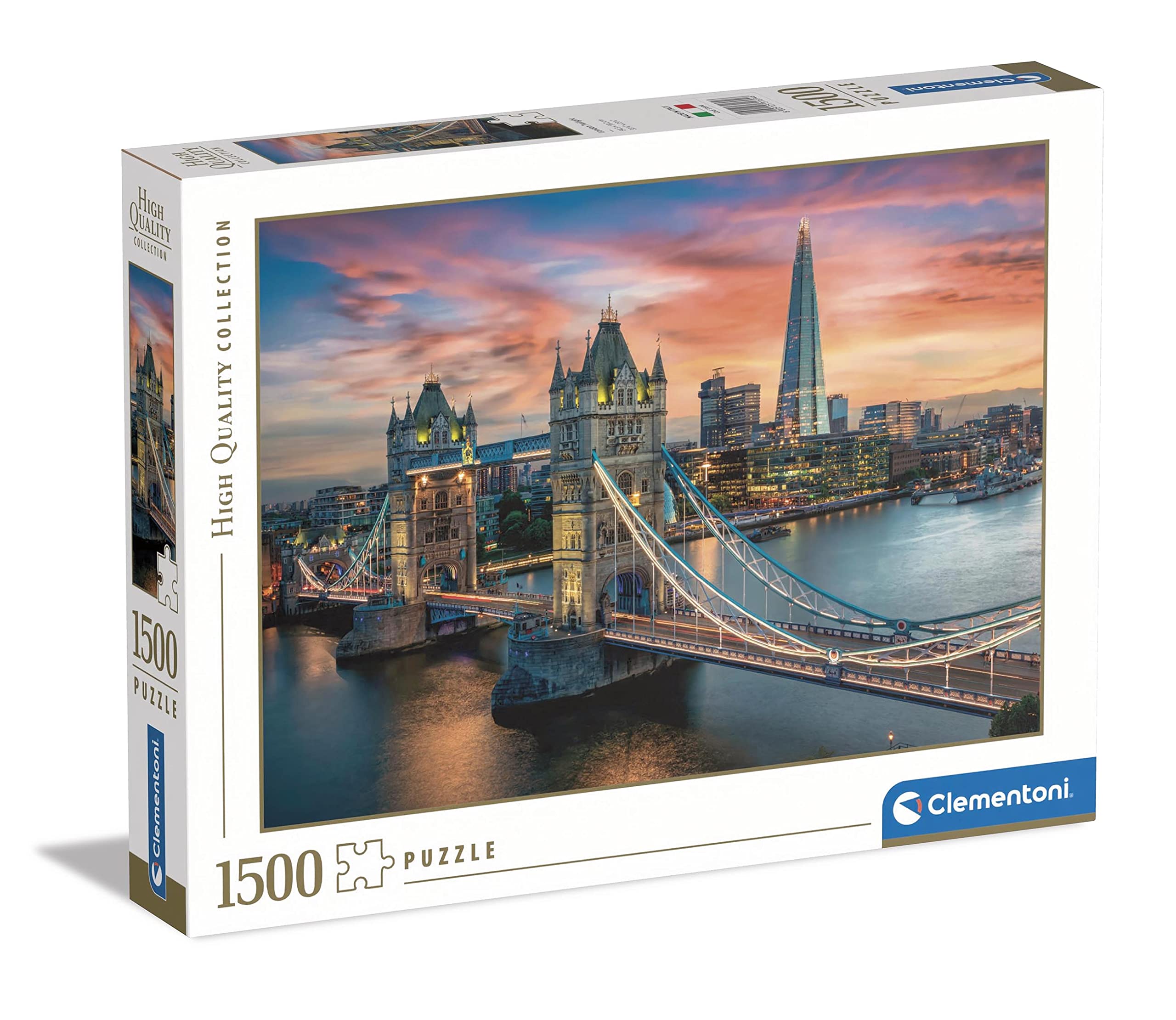 Clementoni - 31694 collection London Twilight - Jigsaw Puzzle 1500 Pieces, Jigsaw Puzzle For Adults - Made In Italy