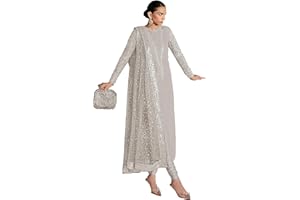 STELLACOUTURE women's ready to wear embroidered plus size eid festival pakistani salwar kameez suit for women 1026-O