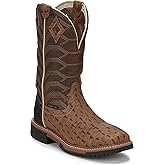 Justin Derrickman 12" Waterproof Composite Toe Work Boots for Men - Hybred Collection - Non-Leather Outsole