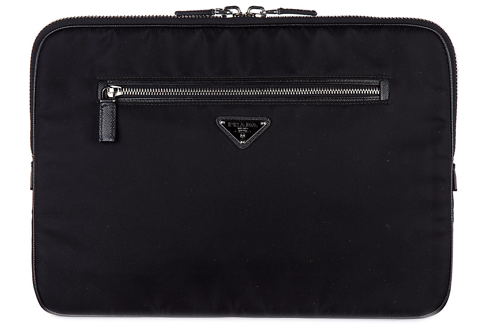 Buy Prada briefcase attaché case laptop pc bag Nylon travel black