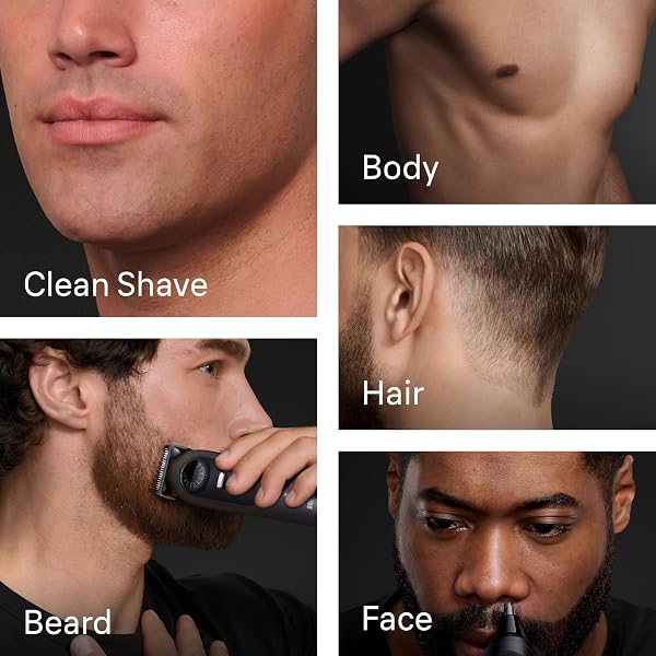 BRAUN SERIES 9 ALL-IN-ONE BEARD & BODY GROOMING KIT FOR MEN, CORDLESS TRIMMER, HAIR CLIPPERS & SHAVER FOR FACE, HAIR & BODY WITH GILLETTE LABS RAZOR, AIO 9530