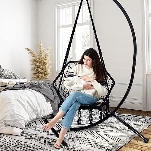 Homgava Hammock Chair Stands Hanging Hammock Stands,C Stand for