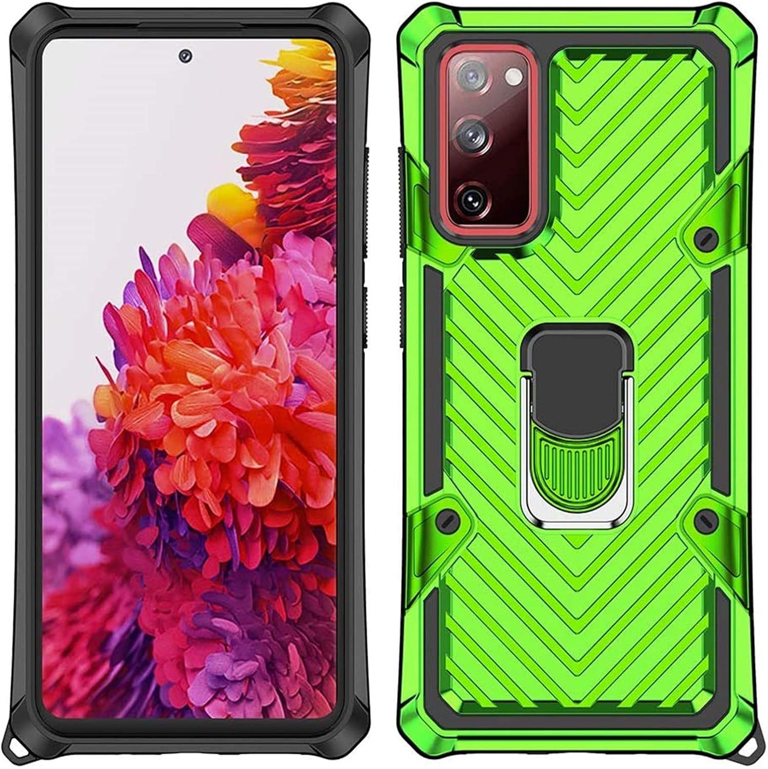 Hülle für Samsung galaxy S21 Handyhülle mit Schutzfolie 360 Grad Ringhalter Schutzhülle Hülle für Samsung galaxy S21 Handyhülle mit Schutzfolie 360 Grad Ringhalter Schutzhülle