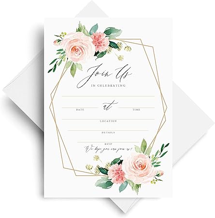 Amazon Co Jp 封筒付き招待状25枚セット ブライダルシャワー招待状 ベビーシャワー 誕生日 結婚式 洗礼式 幾何学的なブラッシュフローラル コーラルグリーン 水彩画風招待状 25枚入り おもちゃ Amazon Co Jp 封筒付き招待状25枚セット ブライダルシャワー招待状 ベビーシャワー 誕生日 結婚式 洗礼式 幾何学的なブラッシュフローラル コーラルグリーン 水彩画風招待状 25枚入り おもちゃ