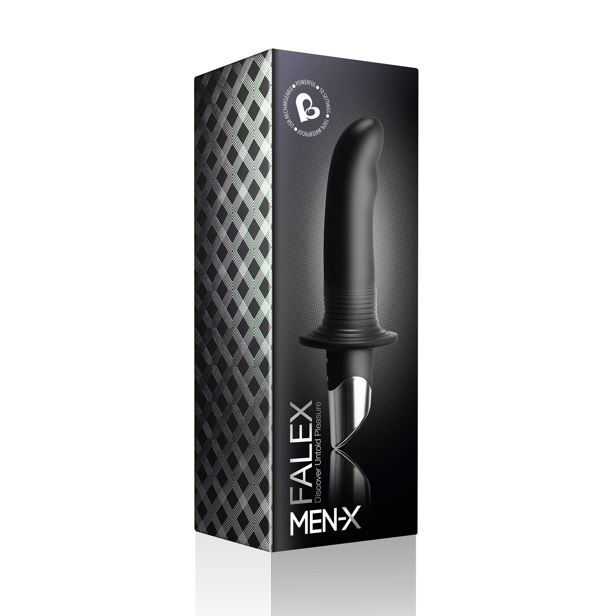 Rocks-Off Falex Anal Vibrator Black 5.4 x 18.4 x 6.7 cm