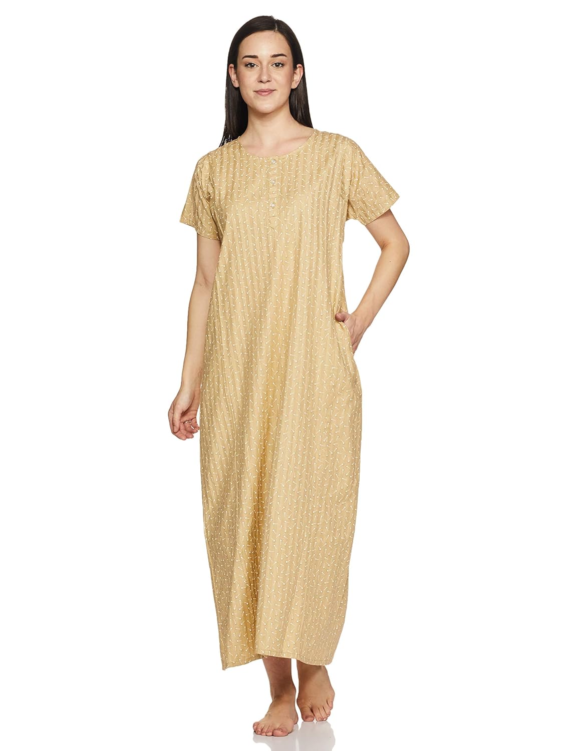 Buy The Kaftan Company Women Night Shirt at Amazon.in
