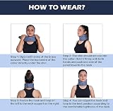Wonder Care Soft Neck Brace Cervical Collar Grey Small for Neck Support view 3