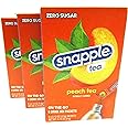 Snapple On The Go Sugar Free Diet Peach Tea Powdered Drink Mix 6 sticks per Box - Pack of 3 (3)