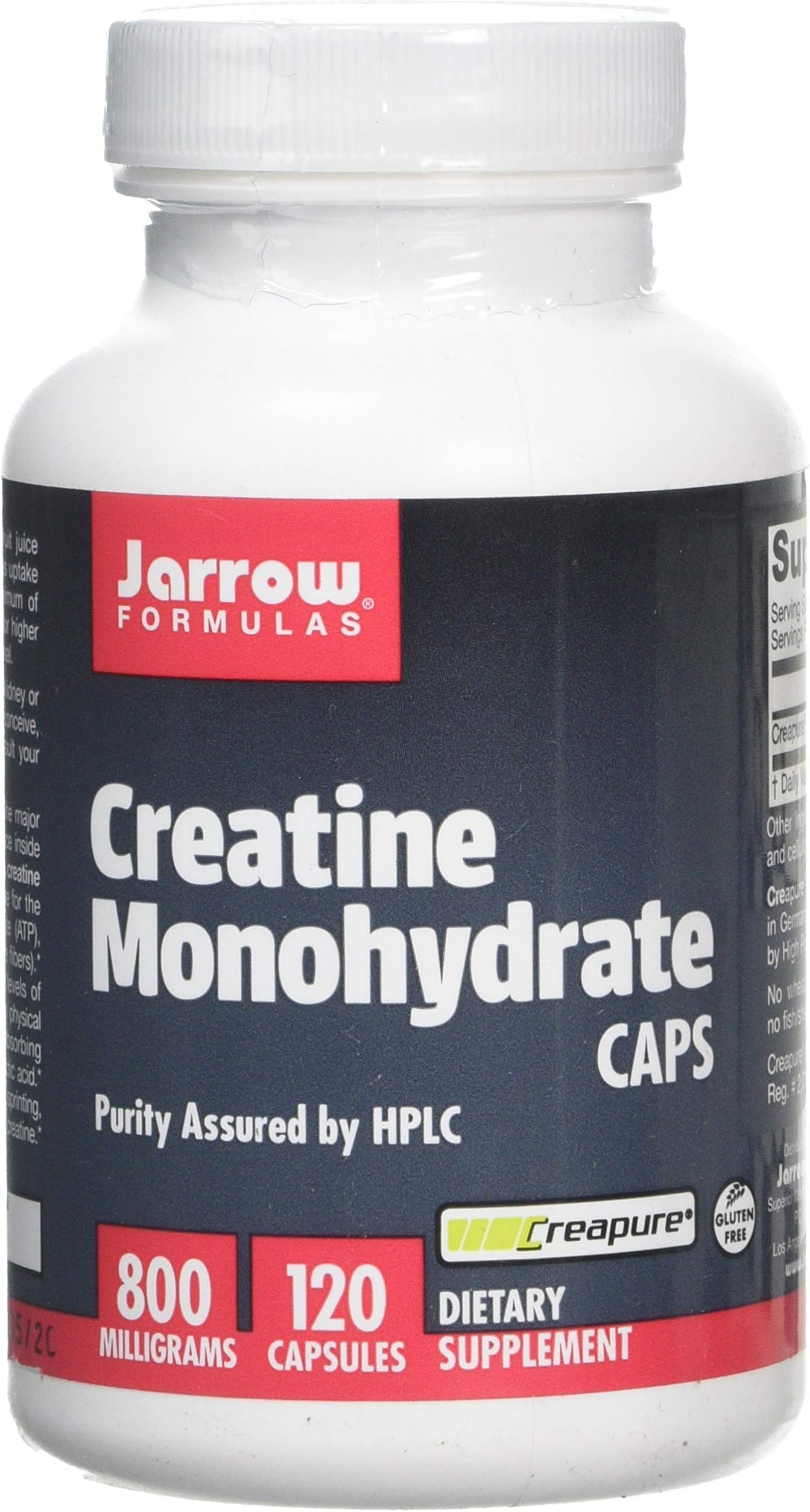 Jarrow Formulas Creatine Monohydrate, Caps, 120 Capsules