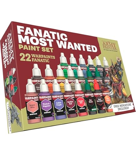 Amazon.com: The Army Painter Warpaints Fanatic: Most Wanted Combo