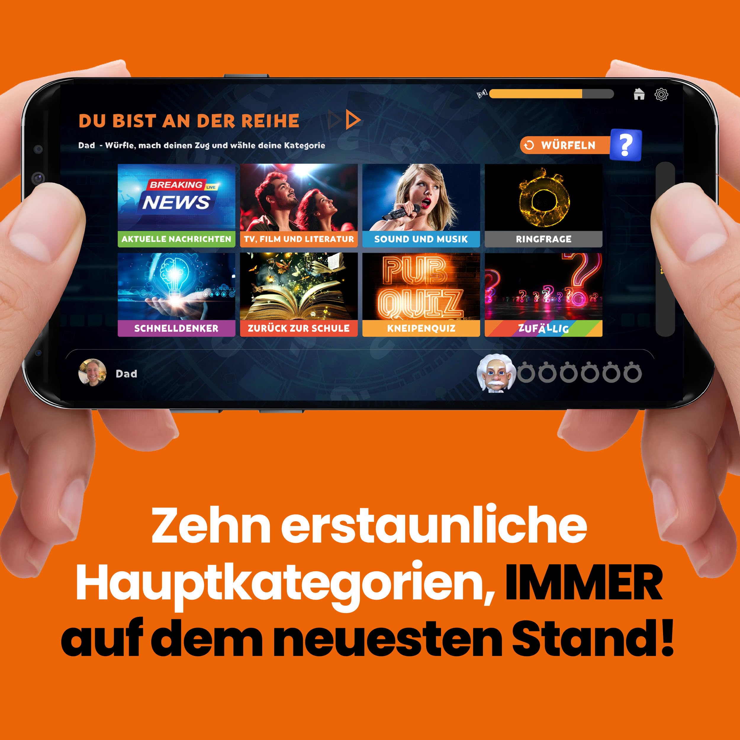 Outsmarted Ultimate – 10 spannende Zusatzkategorien | Kinder, Jugendliche und Erwachsene | Spielabend der nächsten Generation für Familie und Freunde | 2–24 Spieler | Ab 8 Jahren | Über 10.000 Fragen