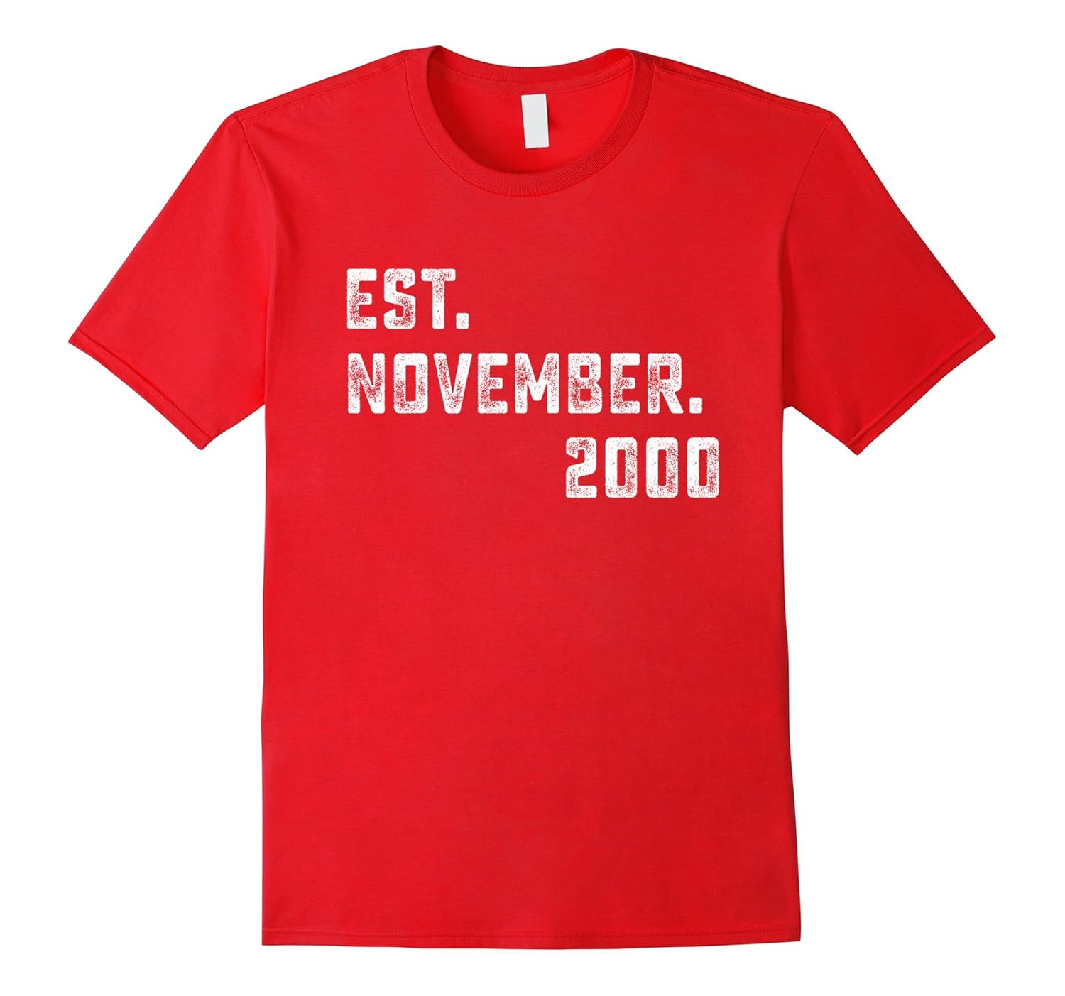 Est November 2000 T-shirt 17 Years Old 17th Birthday Gifts-ANZ