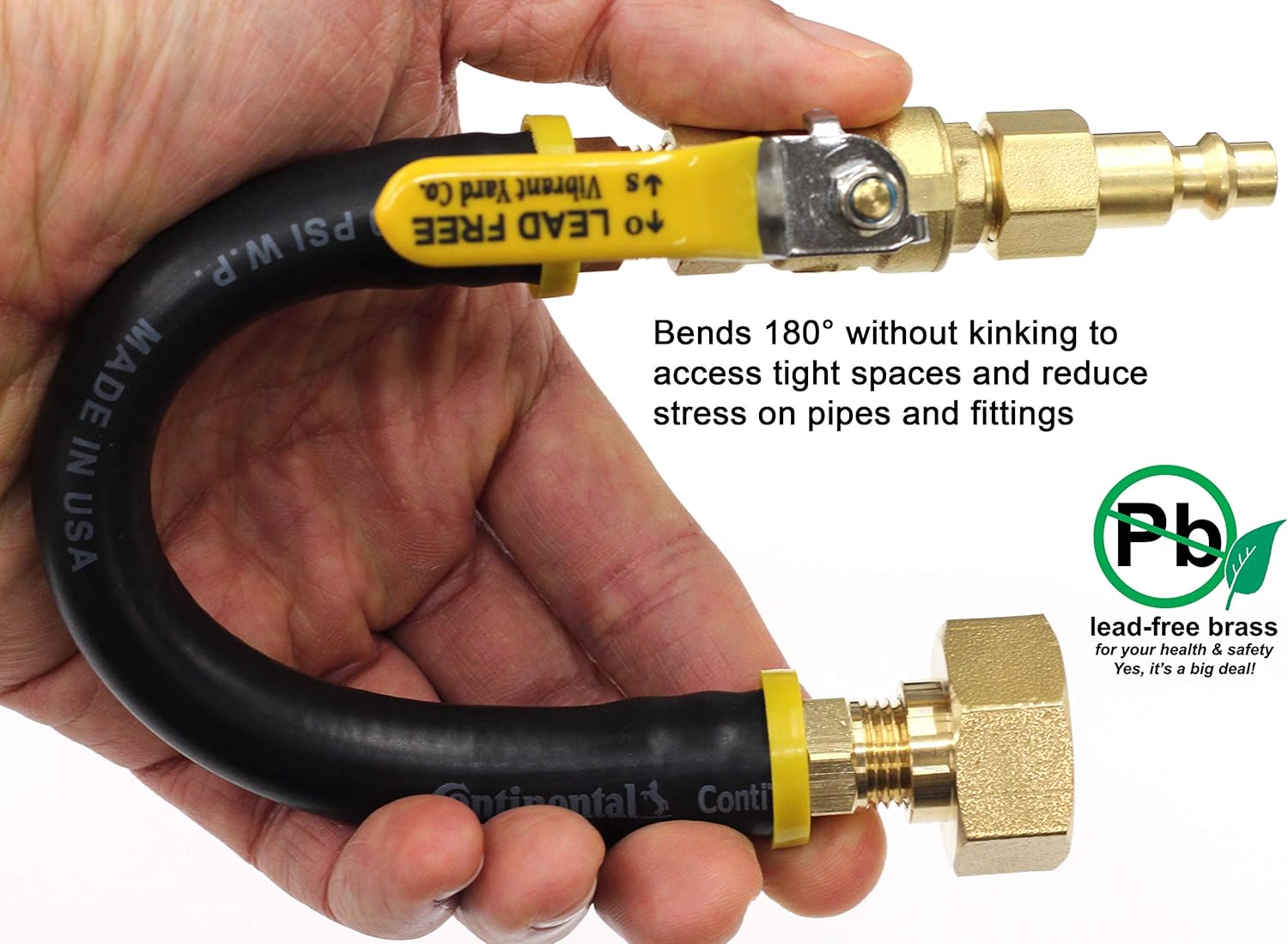 Winterize Sprinkler Systems and Outdoor Faucets: Air Compressor Quick-Connect Plug To Female Garden Hose Faucet Blow Out Adapter with Shut Off Valve (Lead-Free Brass): Home Improvement