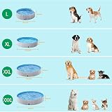 Yaheetech PVC Foldable Pet Pool 160x30cm Extra Large Dogs Cats Indoor Outdoor view 9