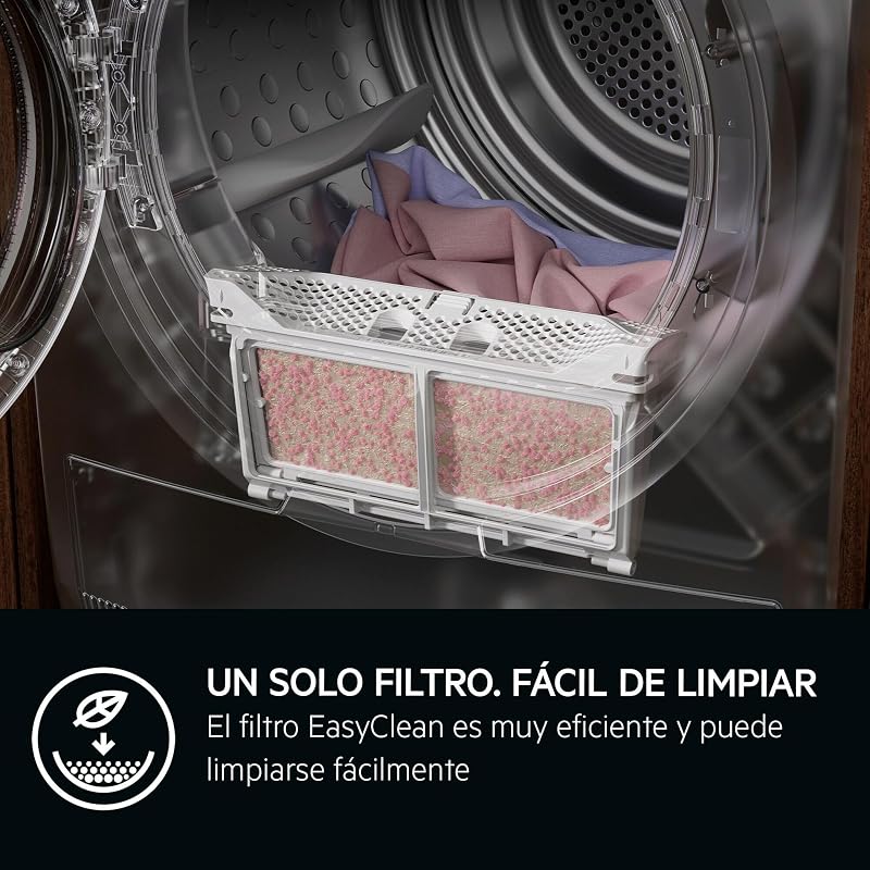 TR718P4OB Secadora com bomba de calor 8 kg série 7000 SensiDry, secagem a baixa temperatura, sensor de carga, ecrã digital, classe de energia D, cor branca