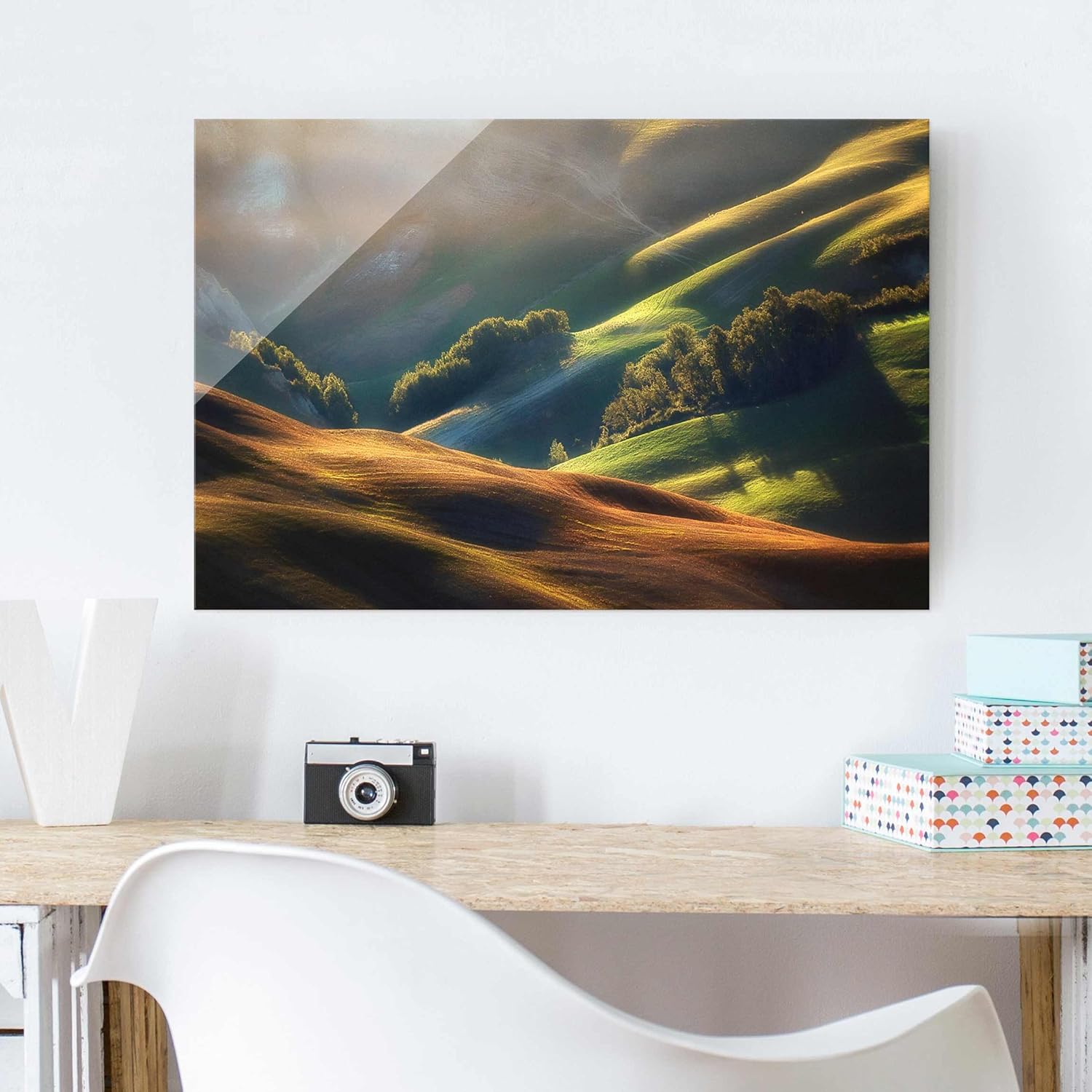 Toscana Manana Formato Apaisado 2 3 Mural Acristalado Mural De