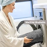 Non Slip Bath Mat 2 Pack Thick Microfiber 50x80cm Dark Gray view 6