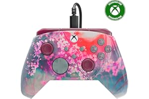 Turtle Beach Rematch Advanced Wired Gaming Controller for Xbox & PC – Lenticular, Multi-Design, Remappable Buttons, Hall-Effect Hair Triggers, 8ft Cable, Officially Licensed by Xbox – Kyoto Bloom
