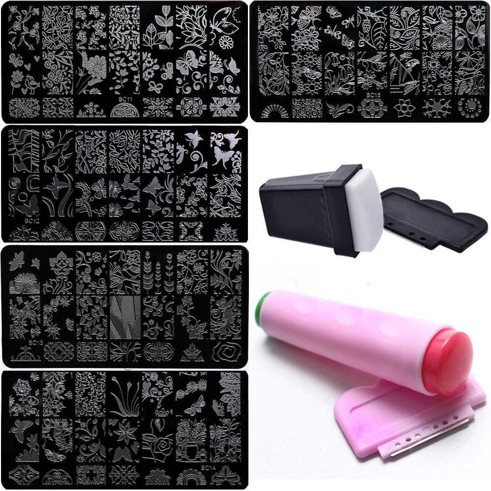 Bluezoo Nail Stamping Manicure Image Plates Accessories Kit *DREAM