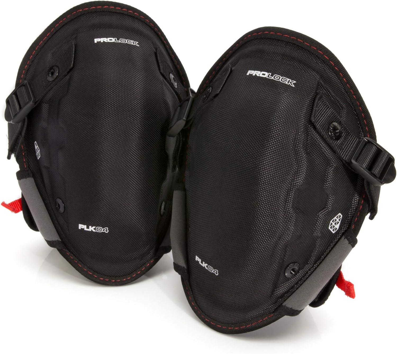 Prolock Impact-Absorbing Gel Knee Pads, Ideal for Flooring/Roofing, Easy to Adjust With Glove-Friendly Pull Tabs (1 pair)