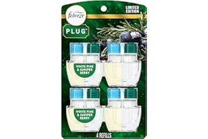 Febreze Plug In Air Freshener, Odor-Fighting Scented Oil Refill, Air Fresheners for Home and Bathroom and Kitchen, Long Lasti
