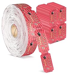 1000 Pieces Carnival Roll Tickets Raffle Tickets