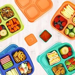 Caperci Lunchable Snack Containers - 4 Compartments