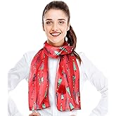 CBC Crown Christmas Tree - Christmas Tree Theme Scarf 13"x 60". Made In Korea