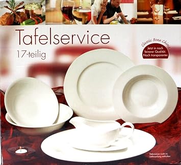 Classic Bone China Tafelservice 17 Teilig Mehr Als Nur Teller